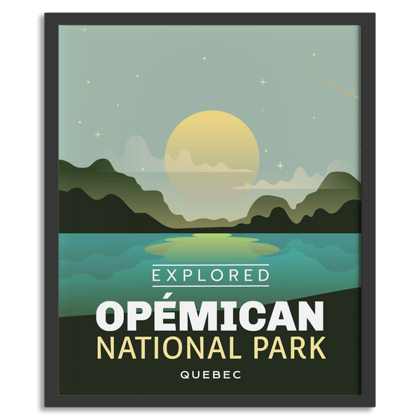 Opemican National Park 'Explored' Poster - Canada Untamed
