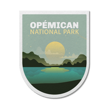 Load image into Gallery viewer, Opemican Quebec National Park Waterproof Vinyl Sticker - Canada Untamed
