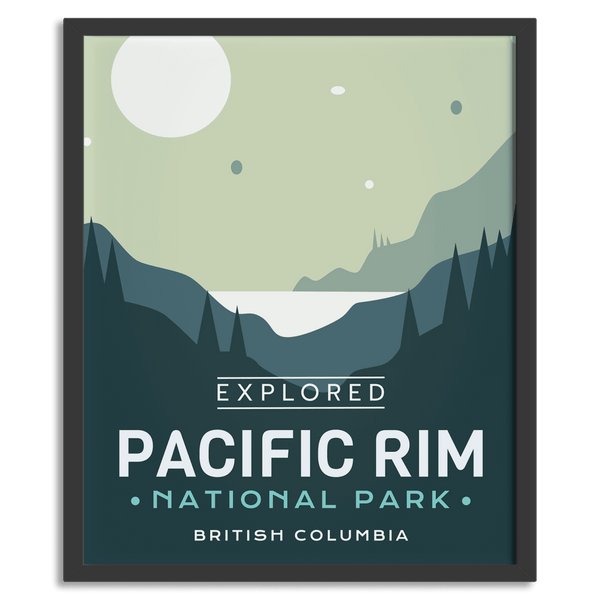 Pacific Rim National Park 'Explored' Poster