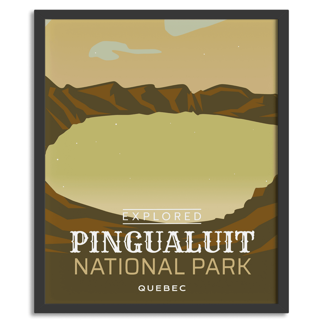 Pingualuit National Park 'Explored' Poster