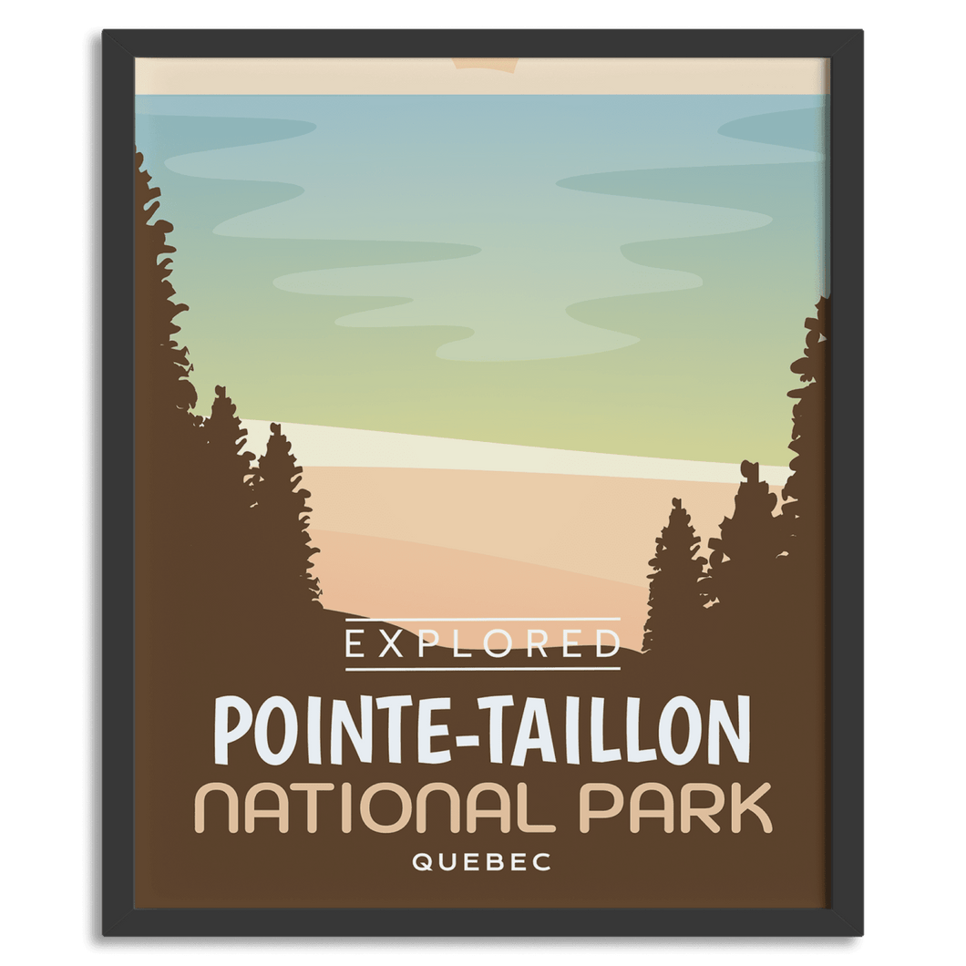 Pointe-Taillon National Park 'Explored' Poster