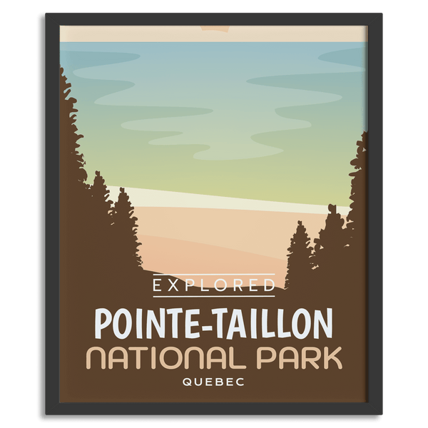 Pointe-Taillon National Park 'Explored' Poster - Canada Untamed