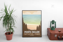 Load image into Gallery viewer, Pointe-Taillon National Park &#39;Explored&#39; Poster
