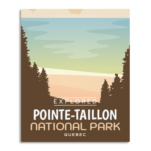 Pointe-Taillon National Park 'Explored' Poster