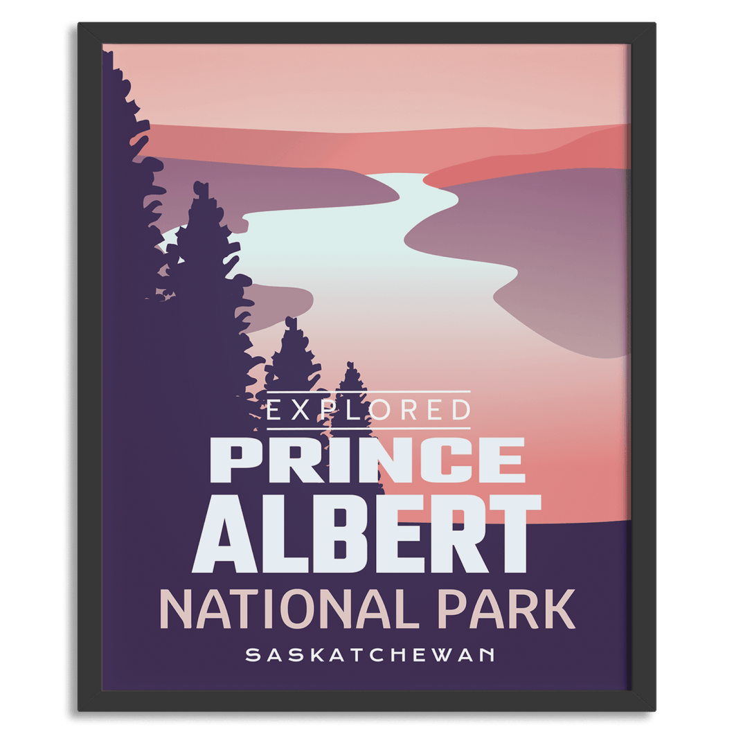 Prince Albert National Park 'Explored' Poster - Canada Untamed