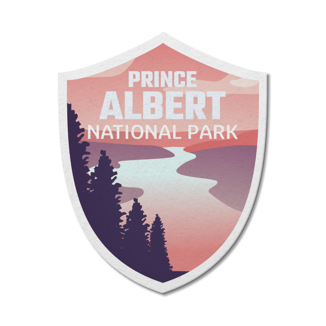 Prince Albert National Park of Canada Waterproof Vinyl Sticker - Canada Untamed