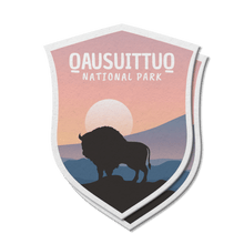 Load image into Gallery viewer, Qausuittuq National Park of Canada Waterproof Vinyl Sticker - Canada Untamed
