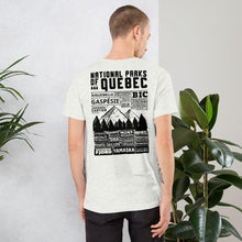 Load image into Gallery viewer, Quebec National Parks Checklist Unisex T-Shirt - Canada Untamed
