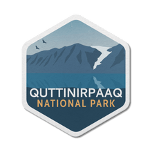 Load image into Gallery viewer, Quttinirpaaq National Park of Canada Waterproof Vinyl Sticker - Canada Untamed
