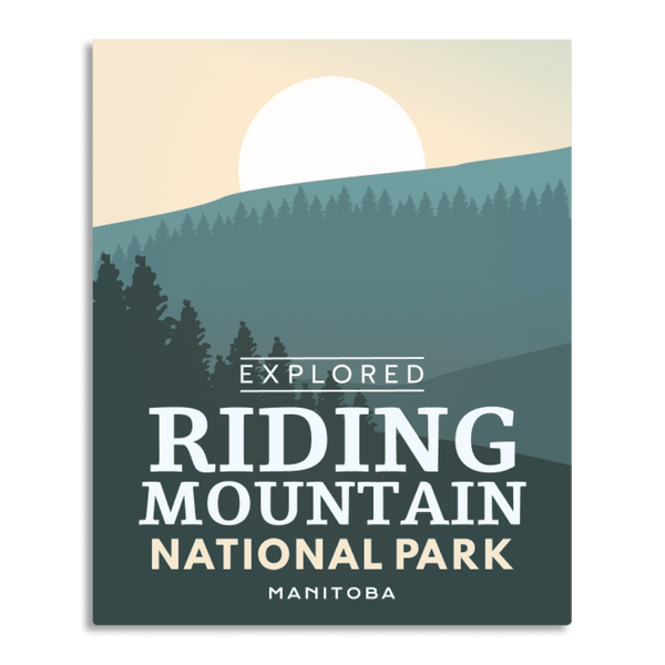 Riding Mountain National Park 'Explored' Poster