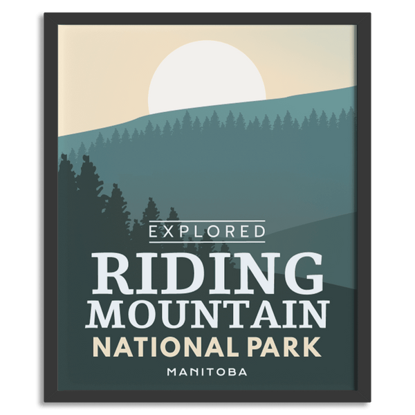 Riding Mountain National Park 'Explored' Poster - Canada Untamed