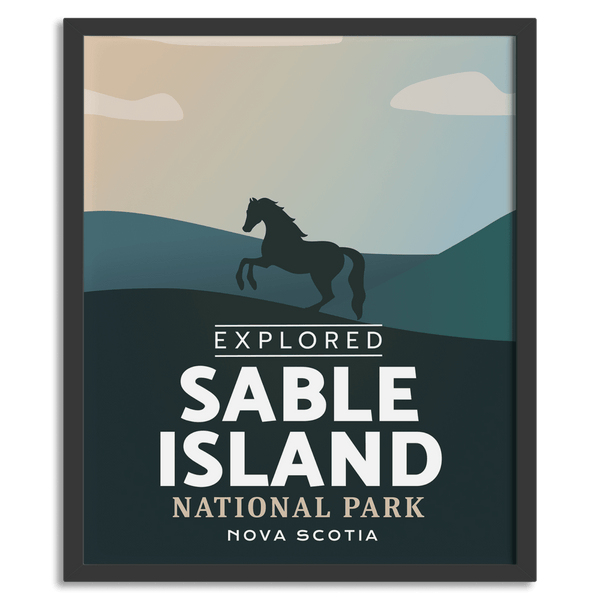 Sable Island National Park 'Explored' Poster - Canada Untamed