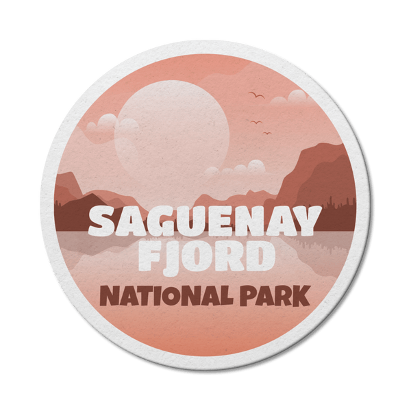 Saguenay Fjord Quebec National Park Waterproof Vinyl Sticker - Canada Untamed