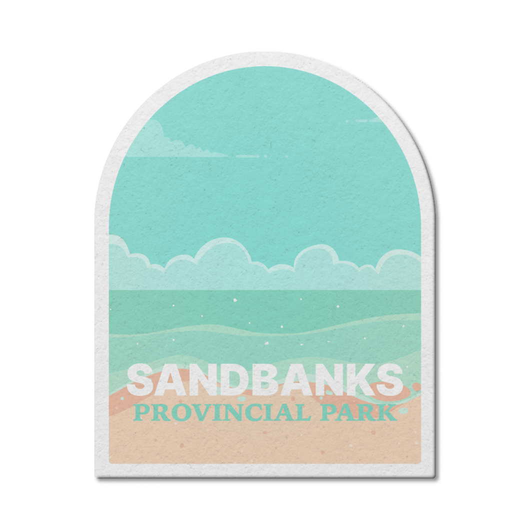 Sandbanks Ontario Provincial Park Waterproof Vinyl Sticker - Canada Untamed