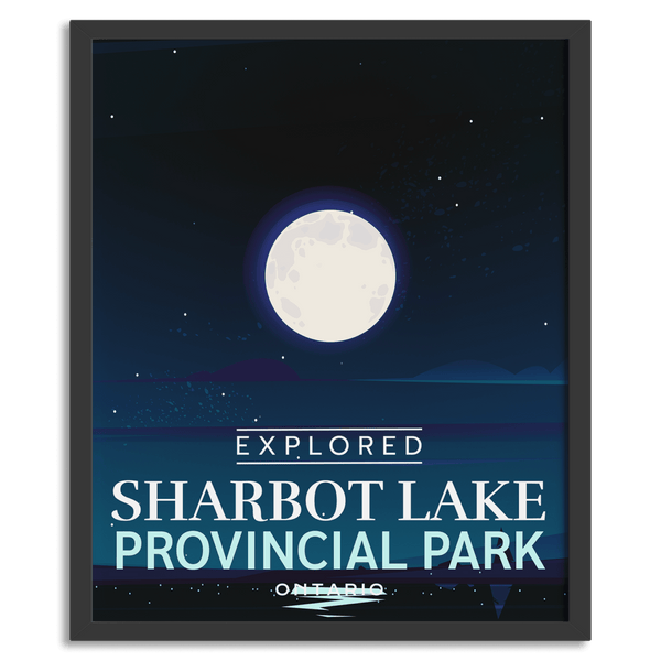 Sharbot Lake Provincial Park 'Explored' Poster