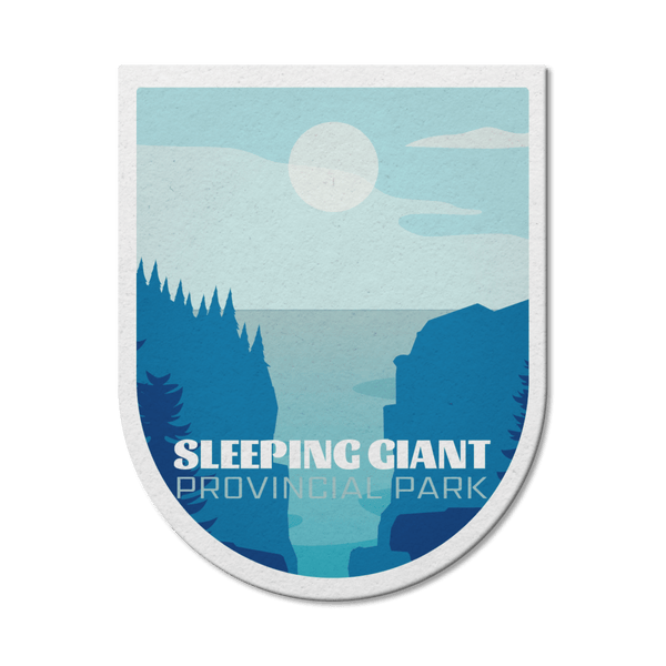Sleeping Giant Ontario Provincial Park Waterproof Vinyl Sticker - Canada Untamed