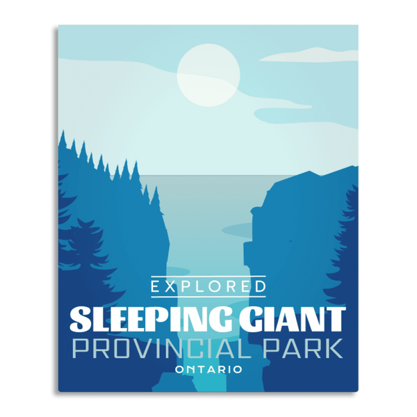 Sleeping Giant Provincial Park 'Explored' Poster