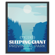 Load image into Gallery viewer, Sleeping Giant Provincial Park &#39;Explored&#39; Poster
