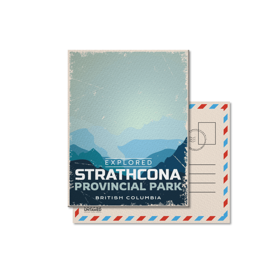 Strathcona British Columbia Provincial Park Postcard - Canada Untamed