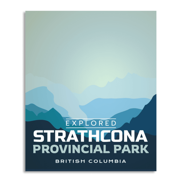 Strathcona Provincial Park 'Explored' Poster