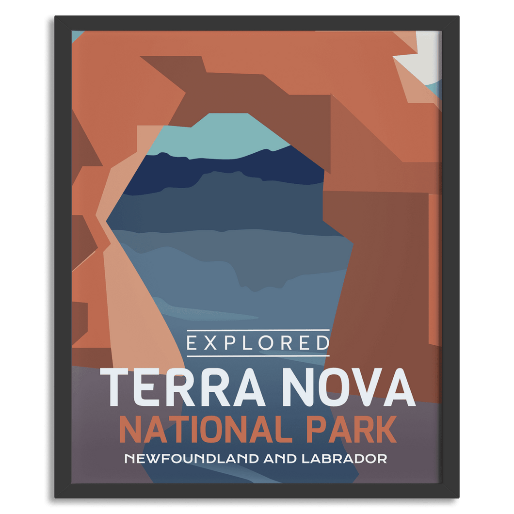 Terra Nova National Park 'Explored' Poster