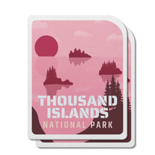 Load image into Gallery viewer, Thousand Island National Park of Canada Waterproof Vinyl Sticker - Canada Untamed
