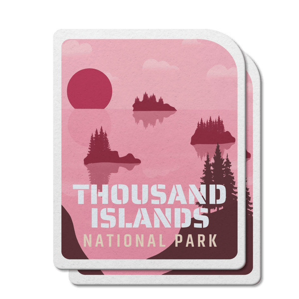 Thousand Island National Park of Canada Waterproof Vinyl Sticker - Canada Untamed