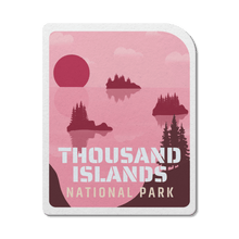 Load image into Gallery viewer, Thousand Island National Park of Canada Waterproof Vinyl Sticker - Canada Untamed
