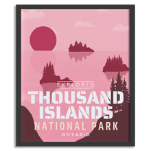 Load image into Gallery viewer, Thousand Islands National Park &#39;Explored&#39; Poster - Canada Untamed

