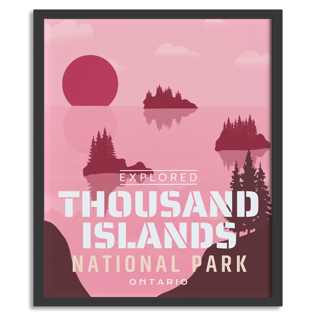 Thousand Islands National Park 'Explored' Poster - Canada Untamed