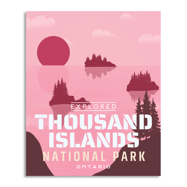 Thousand Islands National Park 'Explored' Poster