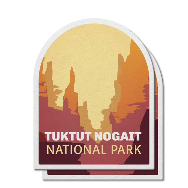 Tuktut Nogait National Park of Canada Waterproof Vinyl Sticker - Canada Untamed