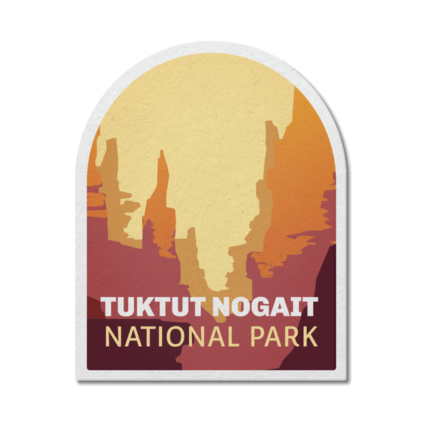 Tuktut Nogait National Park of Canada Waterproof Vinyl Sticker - Canada Untamed