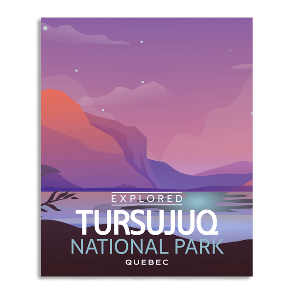 Tursujuq National Park 'Explored' Poster - Canada Untamed