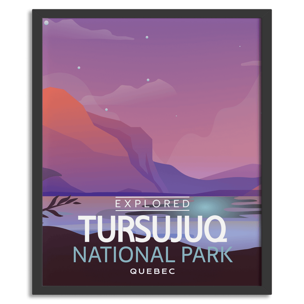 Tursujuq National Park 'Explored' Poster