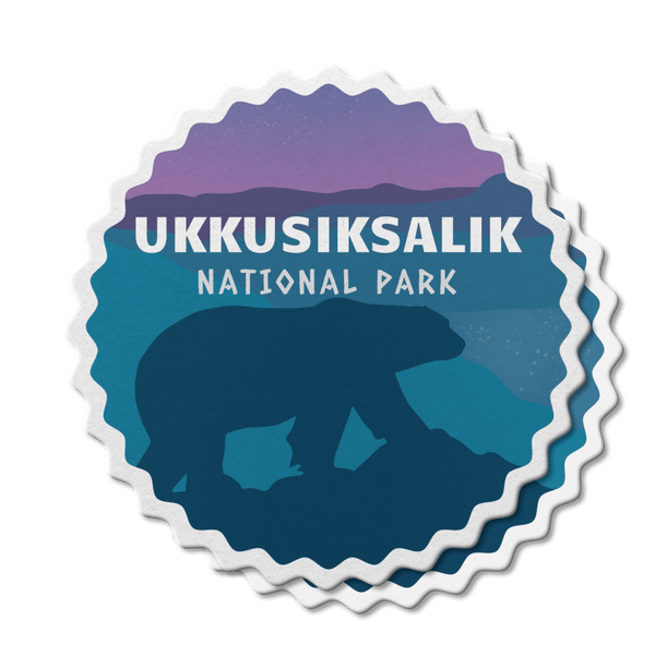 Ukkusiksalik National Park of Canada Waterproof Vinyl Sticker - Canada Untamed