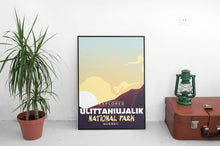 Load image into Gallery viewer, Ulittaniujalik National Park &#39;Explored&#39; Poster
