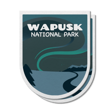 Load image into Gallery viewer, Wapusk National Park of Canada Waterproof Vinyl Sticker - Canada Untamed
