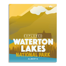 Load image into Gallery viewer, Waterton Lakes National Park &#39;Explored&#39; Poster - Canada Untamed
