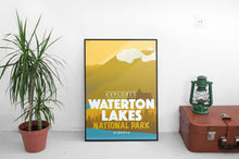 Load image into Gallery viewer, Waterton Lakes National Park &#39;Explored&#39; Poster

