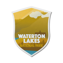 Load image into Gallery viewer, Waterton Lakes National Park of Canada Waterproof Vinyl Sticker - Canada Untamed
