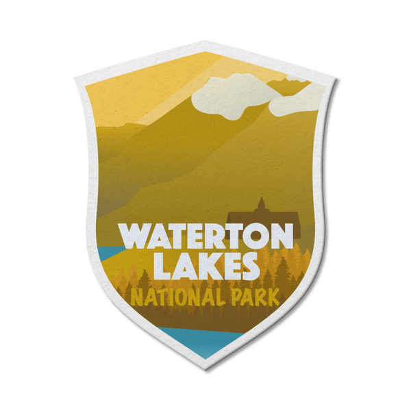 Waterton Lakes National Park of Canada Waterproof Vinyl Sticker - Canada Untamed