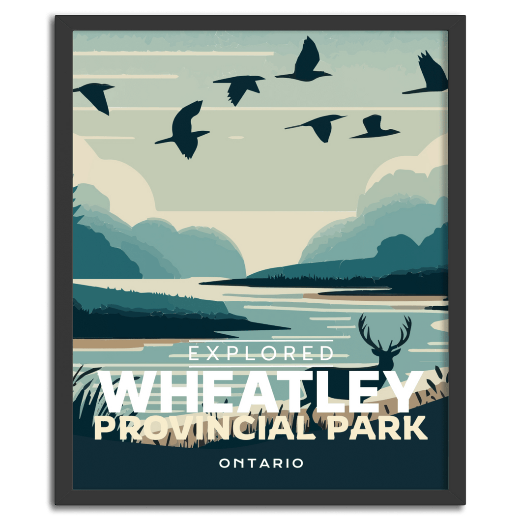 Wheatley Ontario Provincial Park 'Explored' Poster - Canada Untamed