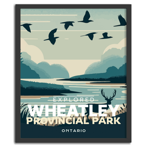 Wheatley Ontario Provincial Park 'Explored' Poster - Canada Untamed
