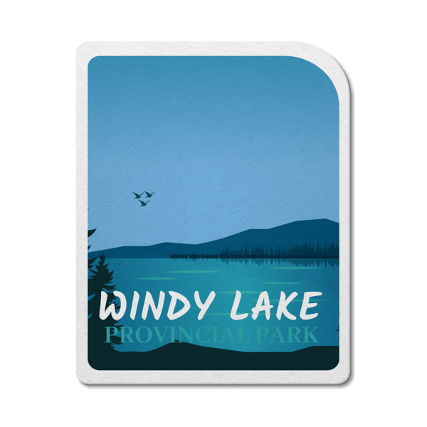 Windy Lake Ontario Provincial Park Waterproof Vinyl Sticker - Canada Untamed