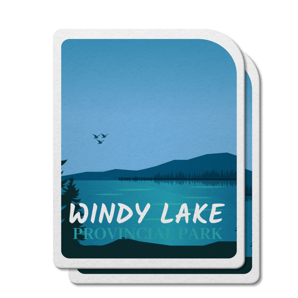 Windy Lake Ontario Provincial Park Waterproof Vinyl Sticker - Canada Untamed