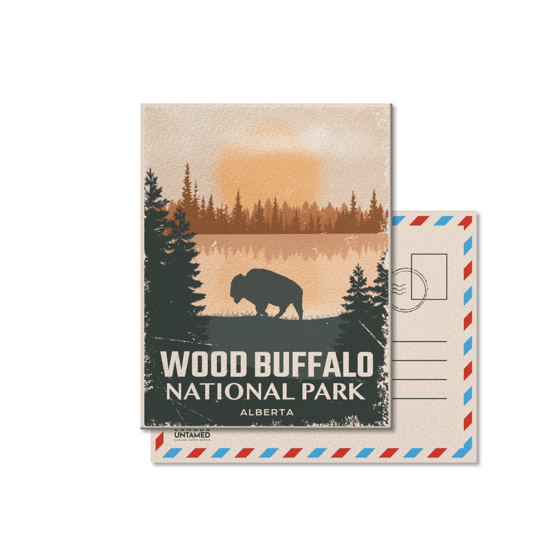 Wood Buffalo National Park of Canada Postcard - Canada Untamed
