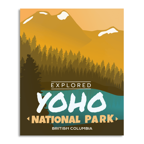 Yoho National Park 'Explored' Poster