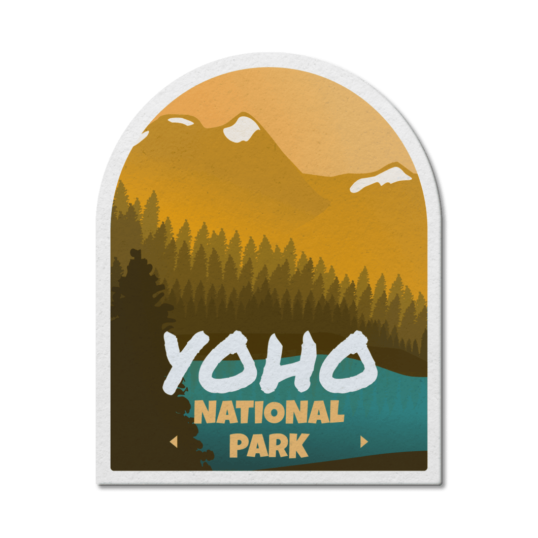 Yoho National Park of Canada Waterproof Vinyl Sticker - Canada Untamed